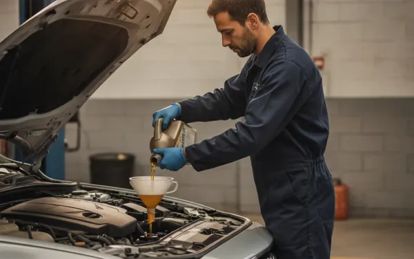 Imagen ilustrativa de mantenimiento del coche en Taller Mecánico Sevilla